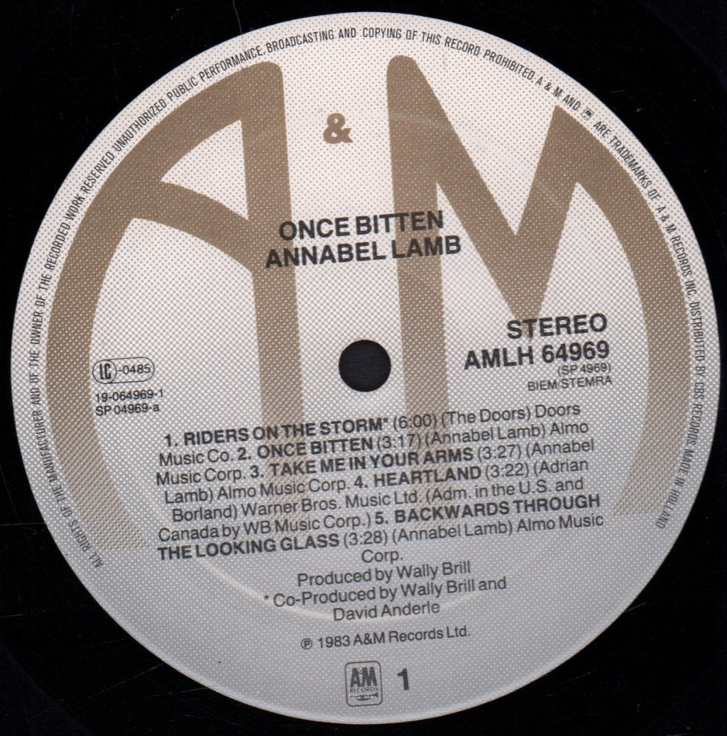 Annabel Lamb - Once Bitten - Lp