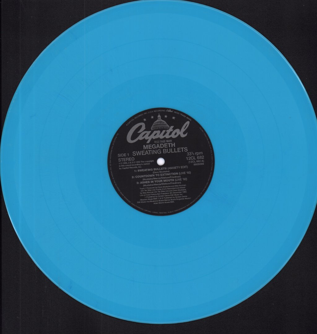 Megadeth - Sweating Bullets - 12 Inch