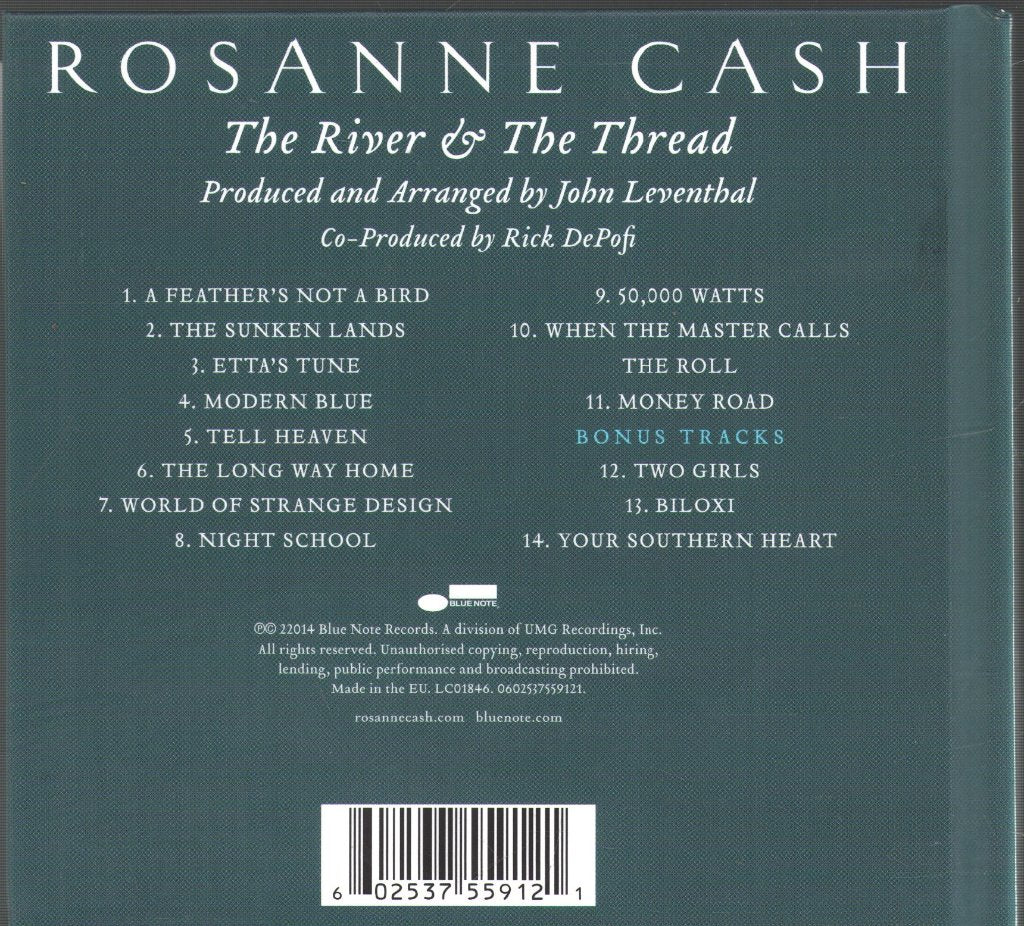 Rosanne Cash - River & The Thread - Cd