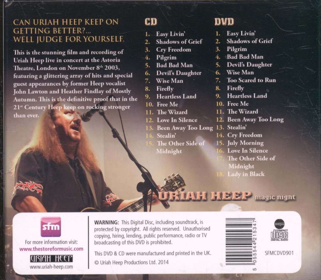 Uriah Heep - Magic Night - Cd/Dvd