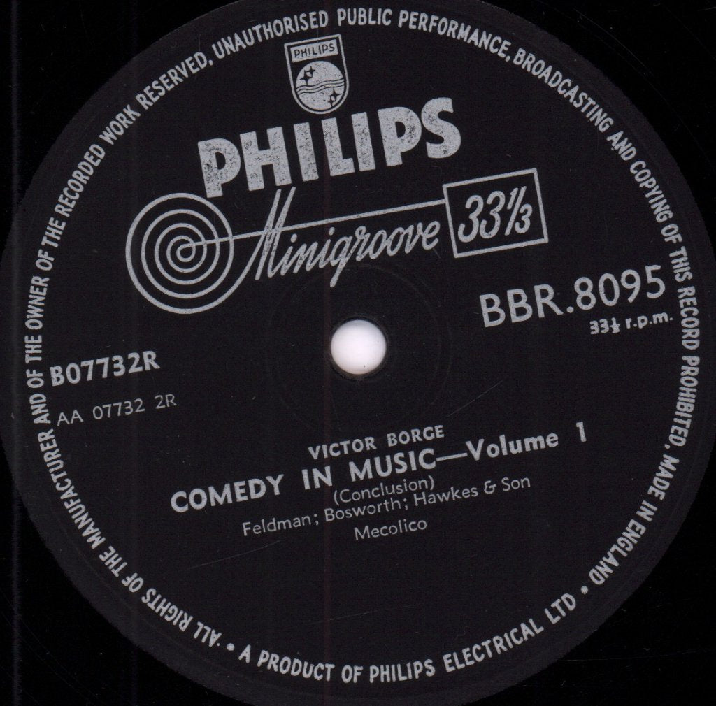 Victor Borge - Comedy In Music Volume 1 - 10 Inch