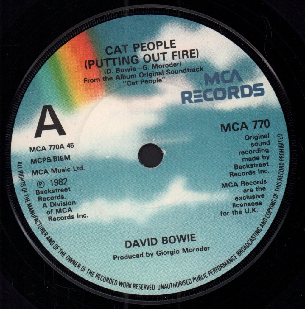 David Bowie - Cat People - 7 Inch