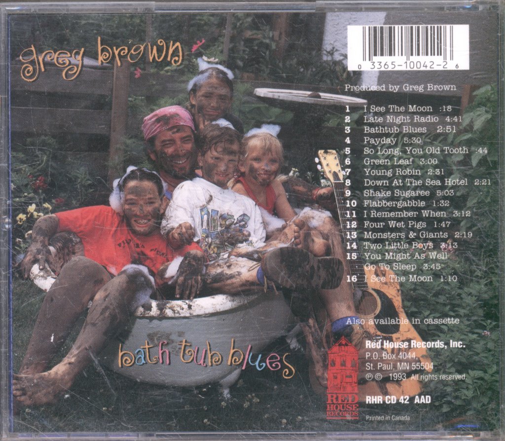 Greg Brown - Bath Tub Blues - Cd