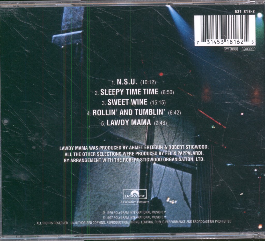 Cream - Live Cream - Cd