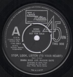 Diana Ross And Marvin Gaye - Stop, Look, Listen - 7 Inch