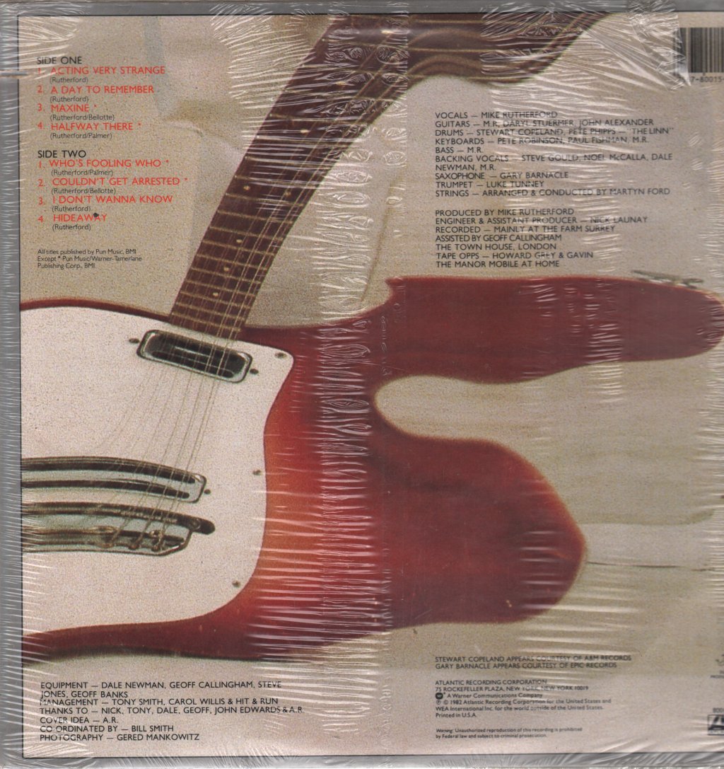 Mike Rutherford - Acting Very Strange - Lp