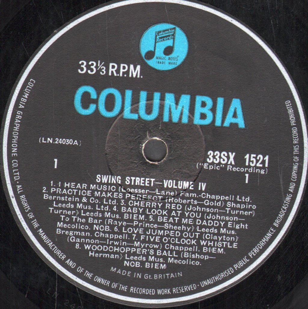 Swing Street - Volume 4 - Lp