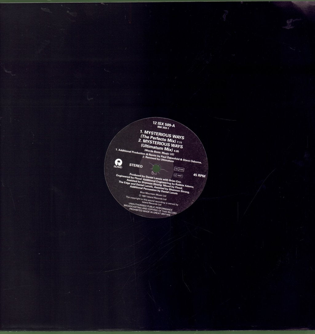 U2 - Mysterious Ways - 12 Inch