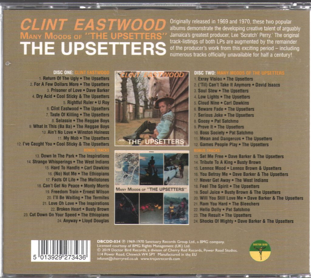 Upsetters - Clint Eastwood / Many Moods Of "The Upsetters" - Double Cd