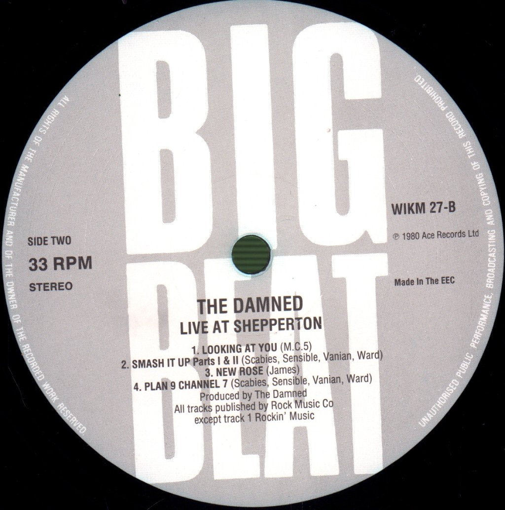 Damned - Live Shepperton 1980 - Lp