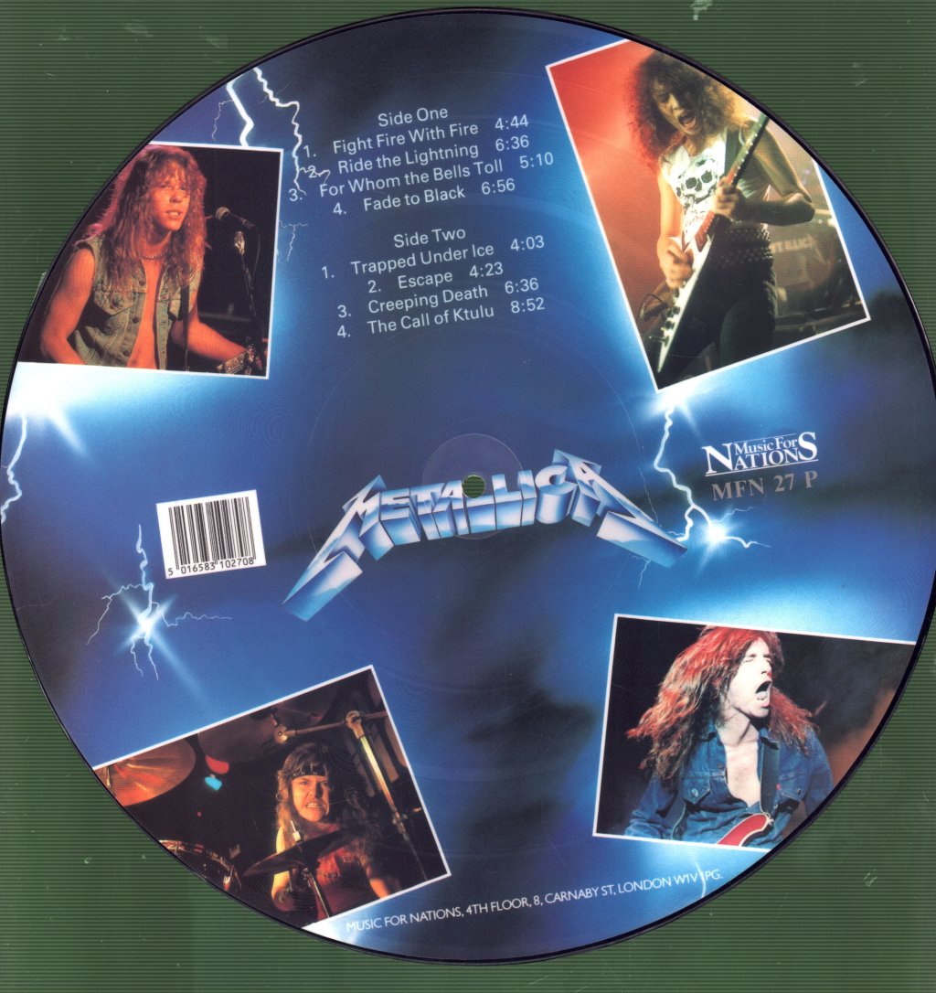 Metallica - Ride The Lightning - Lp