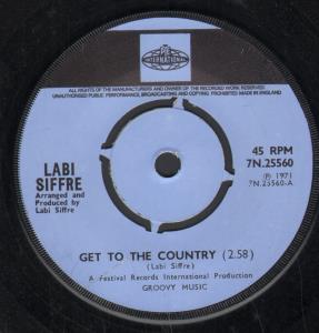 Labi Siffre - Get To The Country - 7 Inch