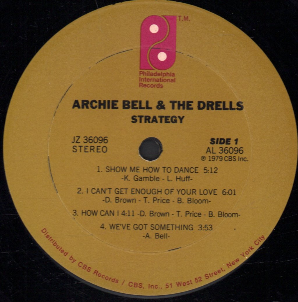 Archie Bell & The Drells - Strategy - Lp
