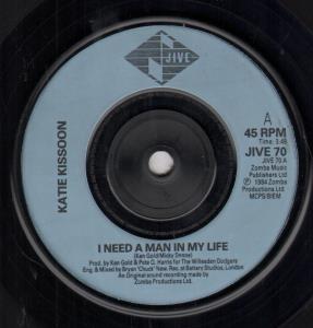 Katie Kissoon - I Need A Man In My Life - 7 Inch