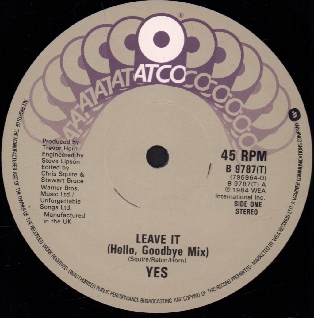 Yes - Leave It - 12 Inch