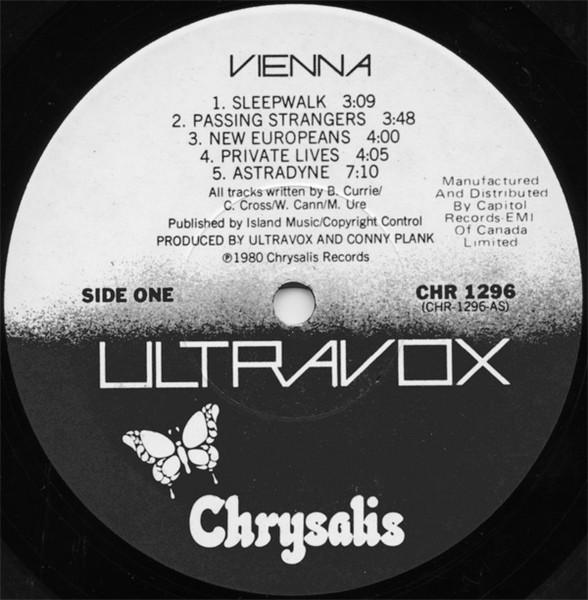 Ultravox - Vienna - Lp