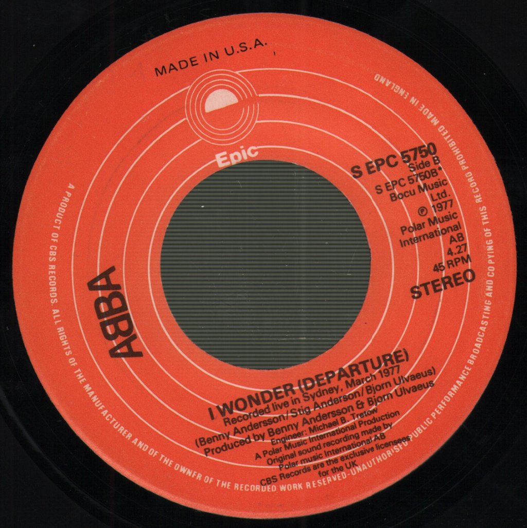 ABBA - Name Of The Game - 7 Inch