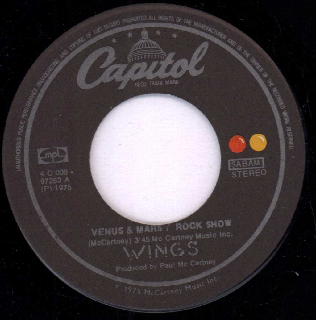 Wings - Venus And Mars Rock Show - 7 Inch