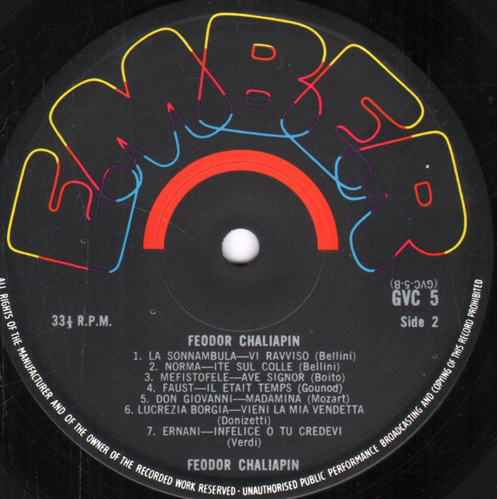 Feodor Chaliapin - Feodor Chaliapin - Lp