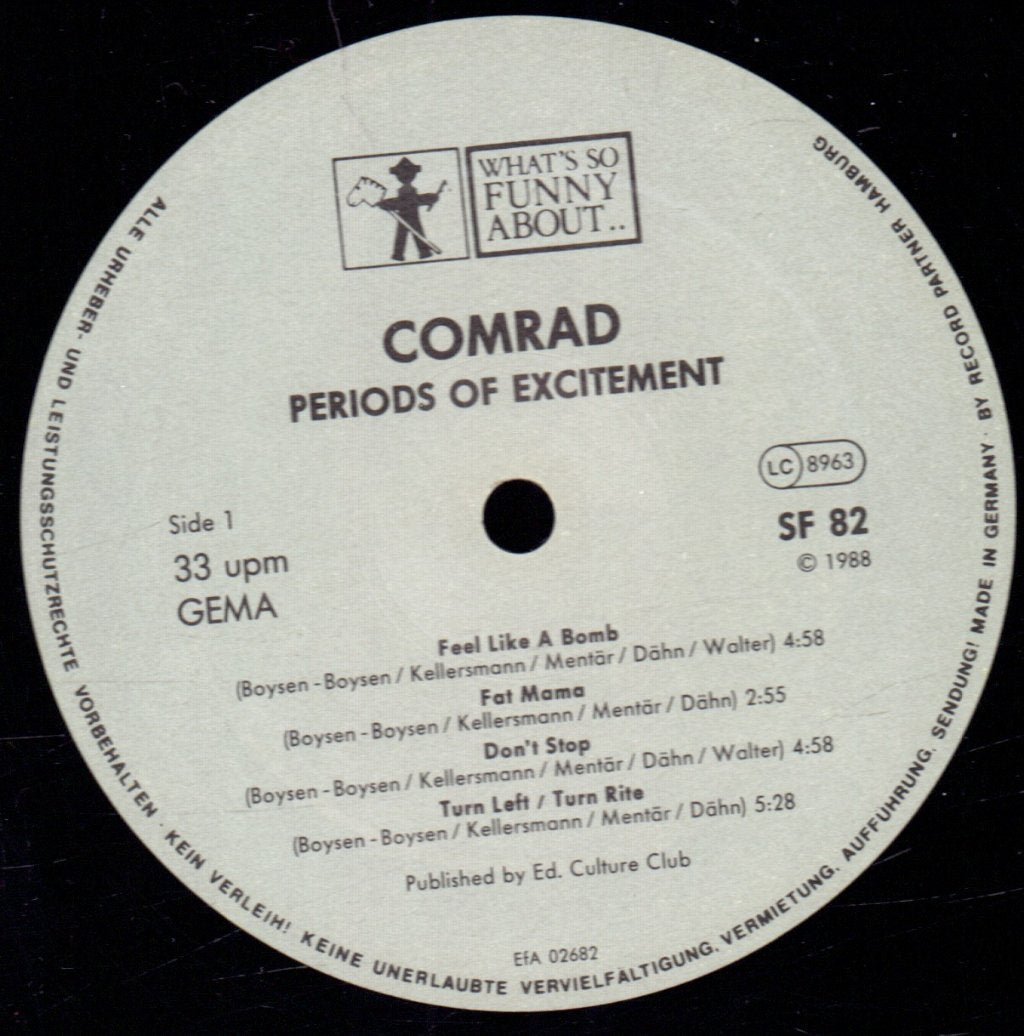 Comrad - Periods Of Excitement - Lp