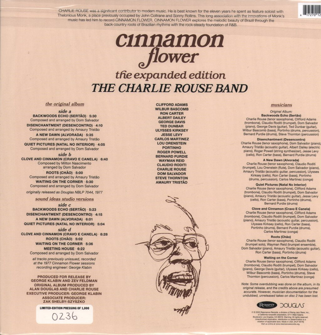 Charlie Rouse Band - Cinnamon Flower: the Expanded Edition - Double Lp