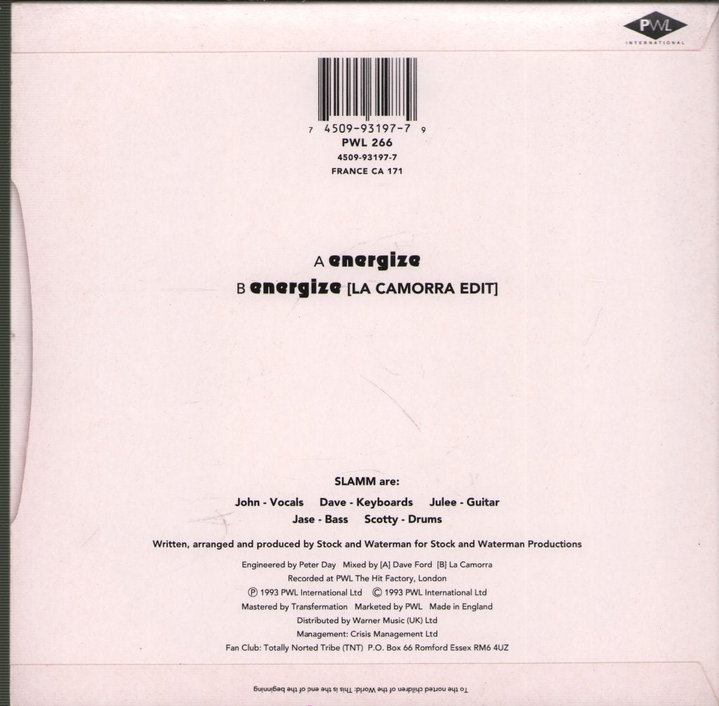 Slamm - Energize - 7 Inch