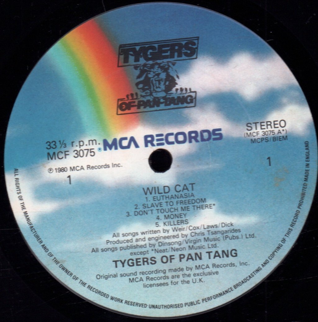 Tygers Of Pan Tang - Wild Cat - Lp