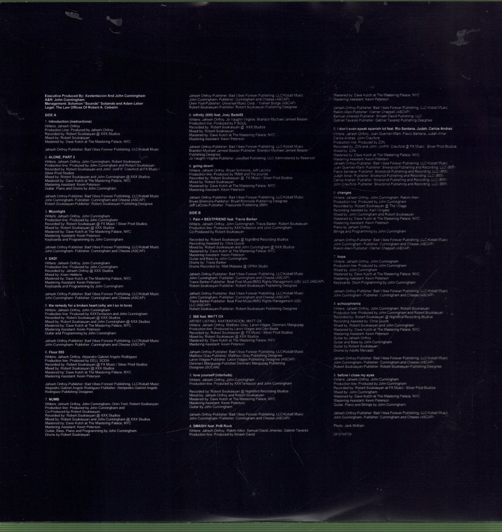 Xxxtentacion - ? - Lp