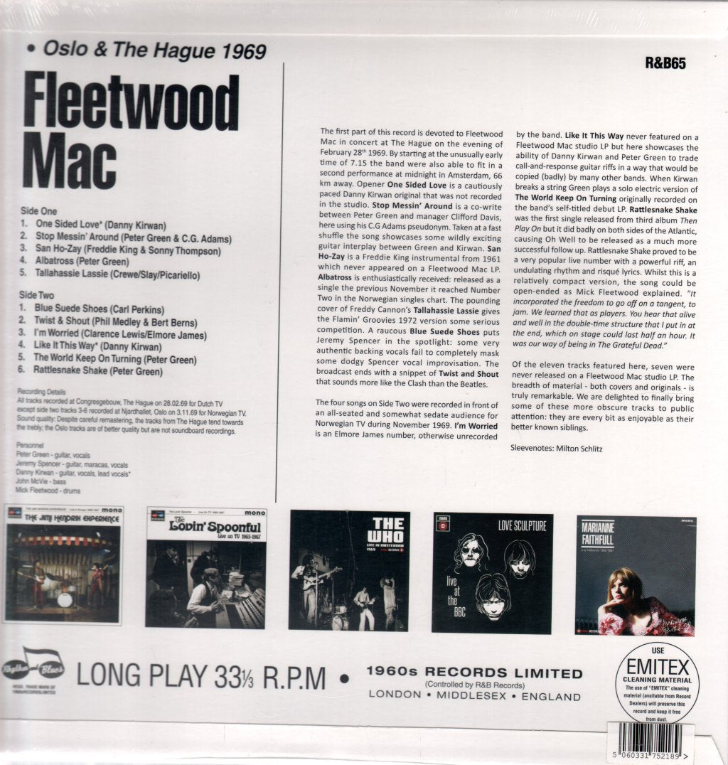 Fleetwood Mac - Live 1969 - Oslo & The Hague - Lp