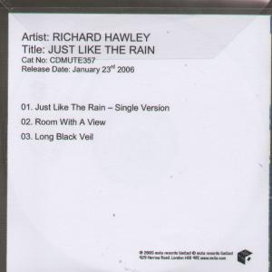 Richard Hawley - Just Like The Rain - Cdr