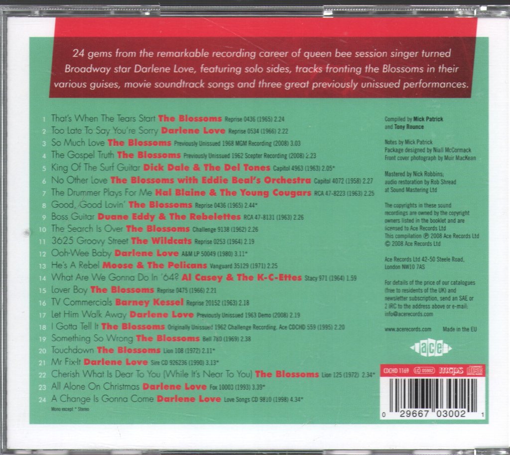 Darlene Love - So Much Love: A Darlene Love Anthology 1958-1998 - Cd
