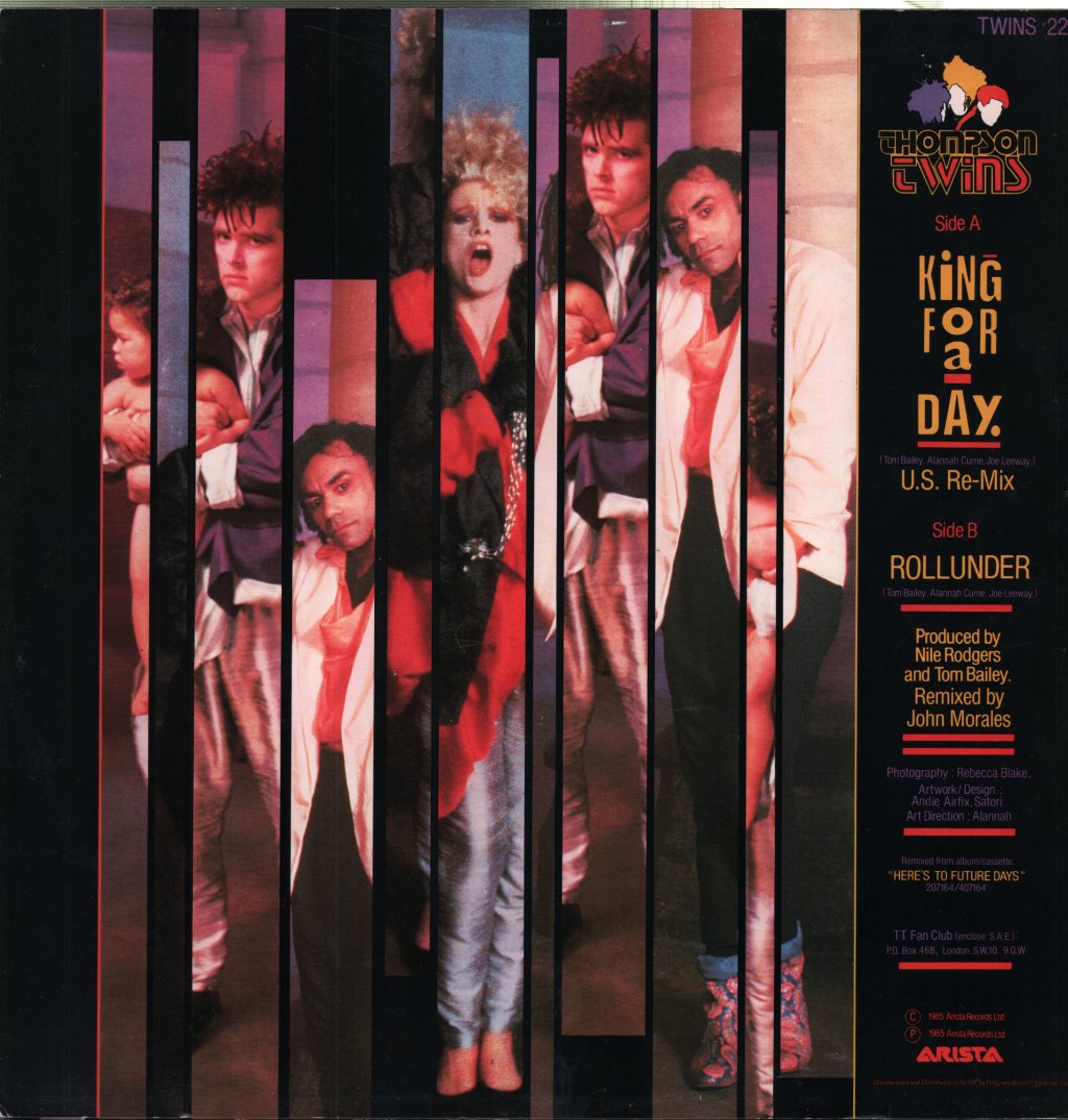 Thompson Twins - King For A Day (U.S. Re-Mix) - 12 Inch