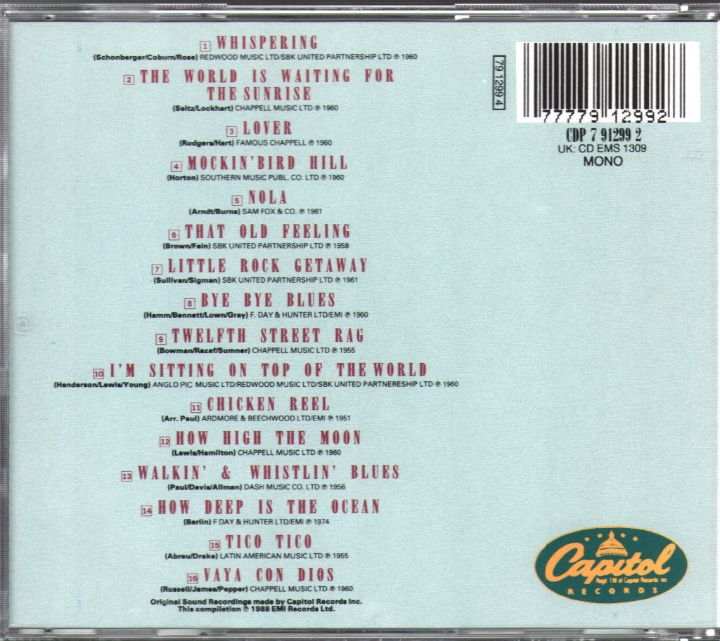 Les Paul & Mary Ford - Capitol Years (Best Of) - Cd
