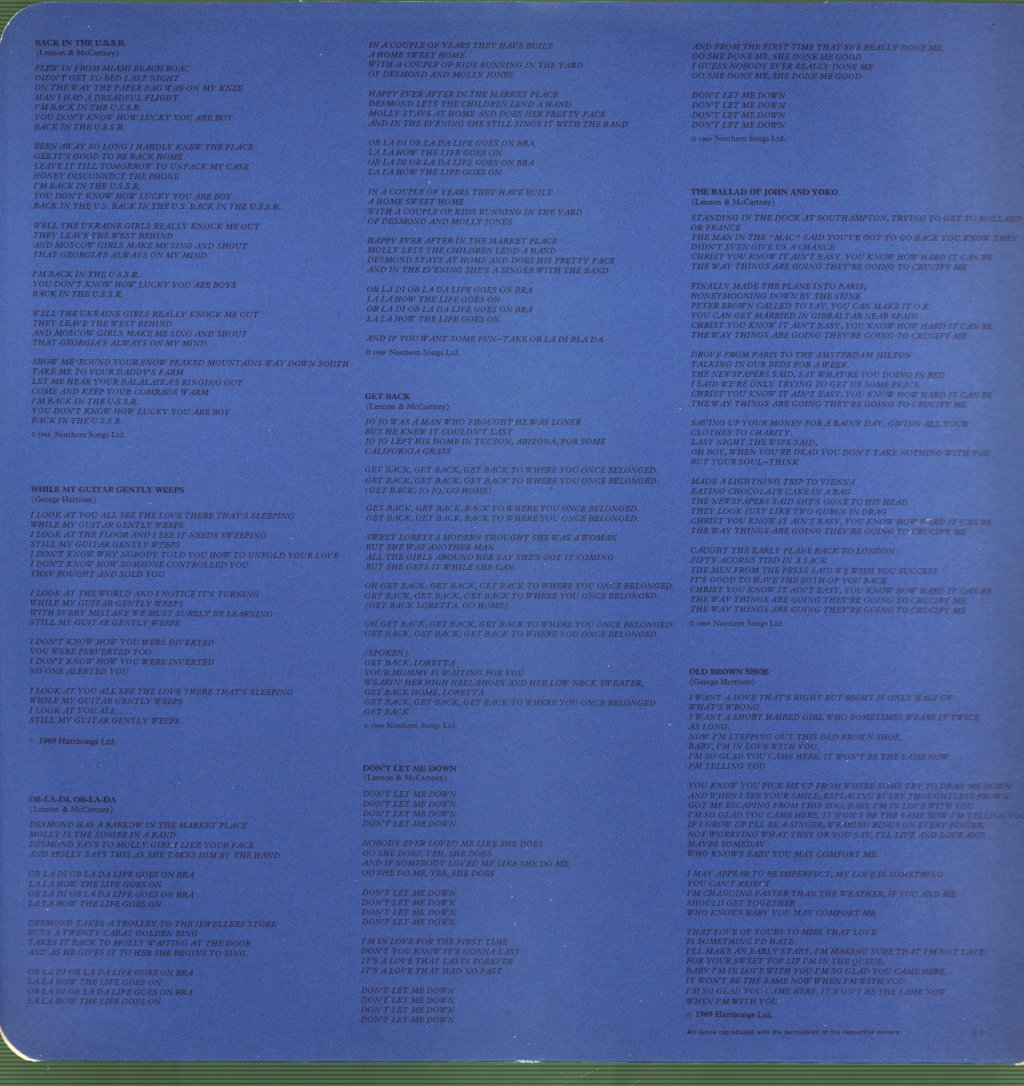 Beatles - 1967-1970 - Double Lp