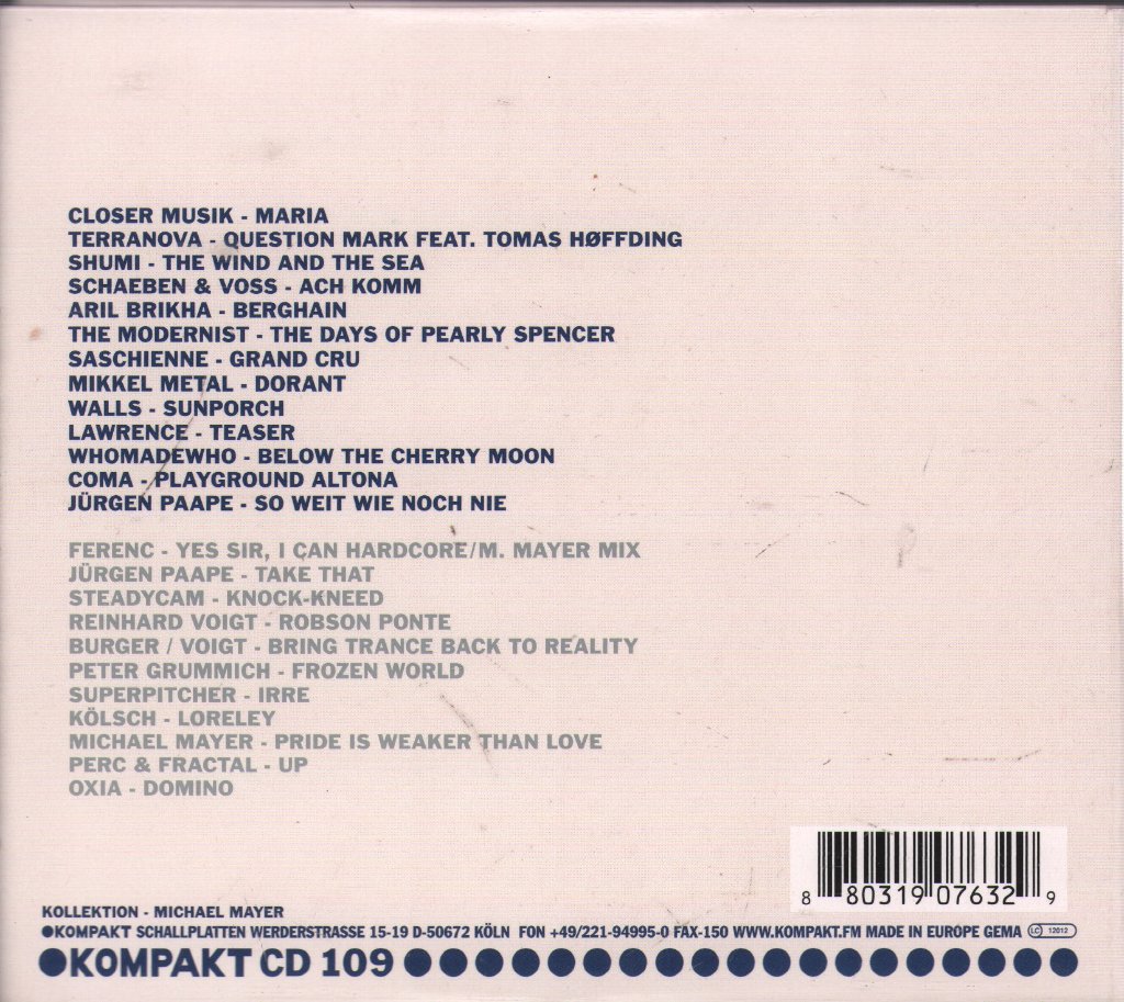 Various Artists - 20 Jahre Kompakt: Kollektion 2 - Double Cd