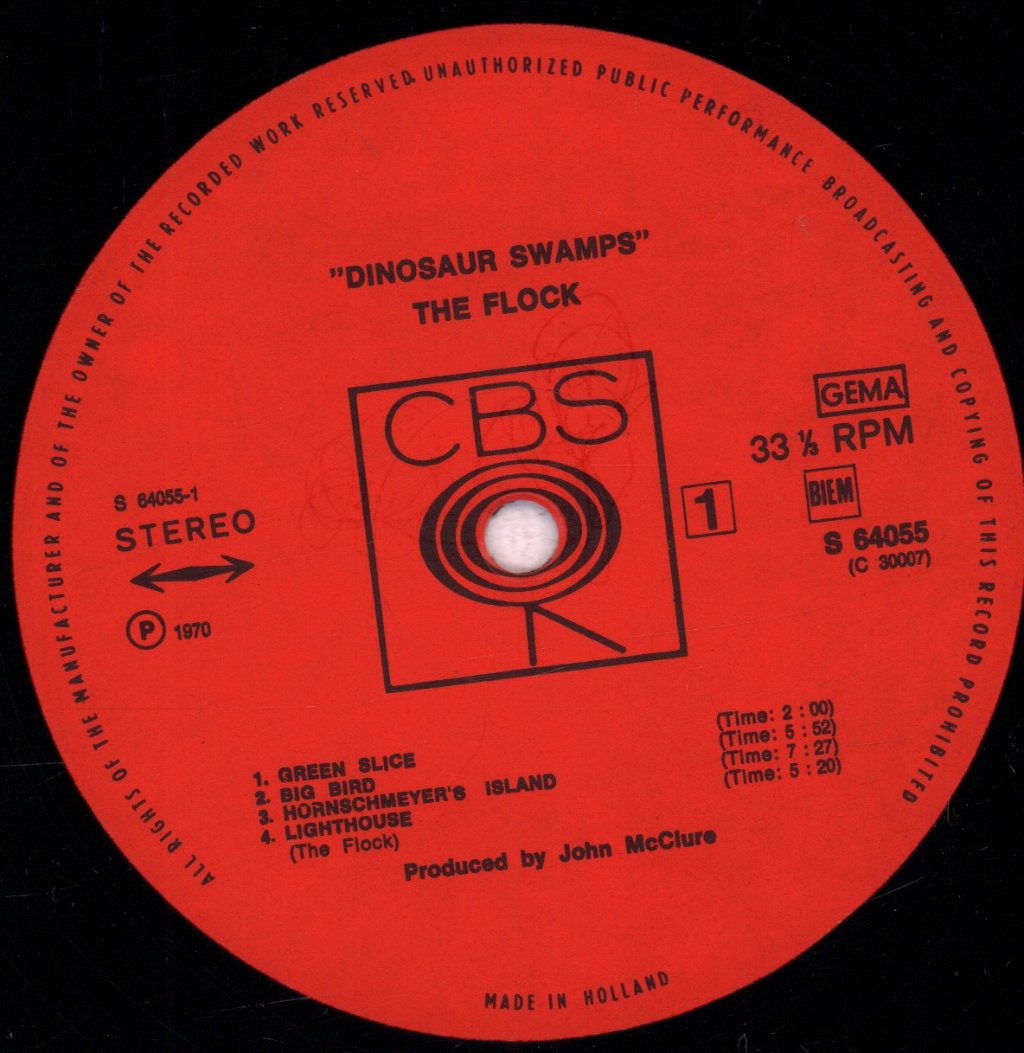 Flock - Dinosaur Swamps - Lp
