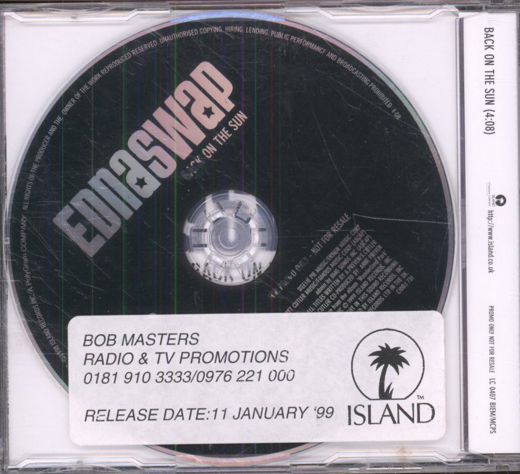 Ednaswap - Back On The Sun - Cd