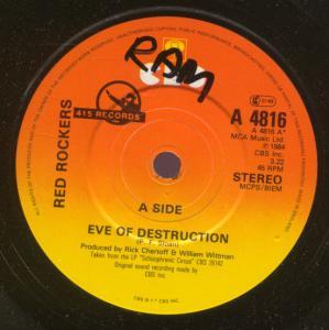 Red Rockers - Eve Of Destruction - 7 Inch