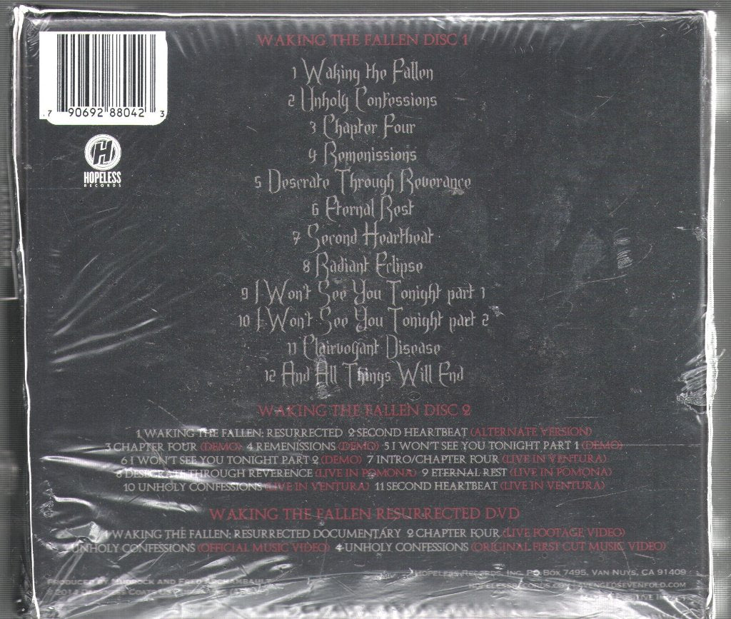 Avenged Sevenfold - Waking The Fallen (Resurrected) - Cd Set