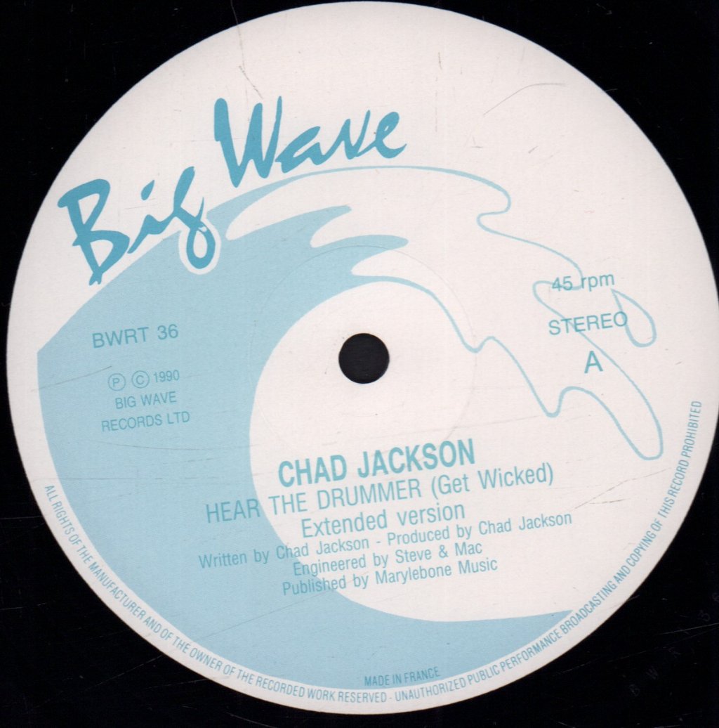 Chad Jackson - Hear The Drummer - 12 Inch