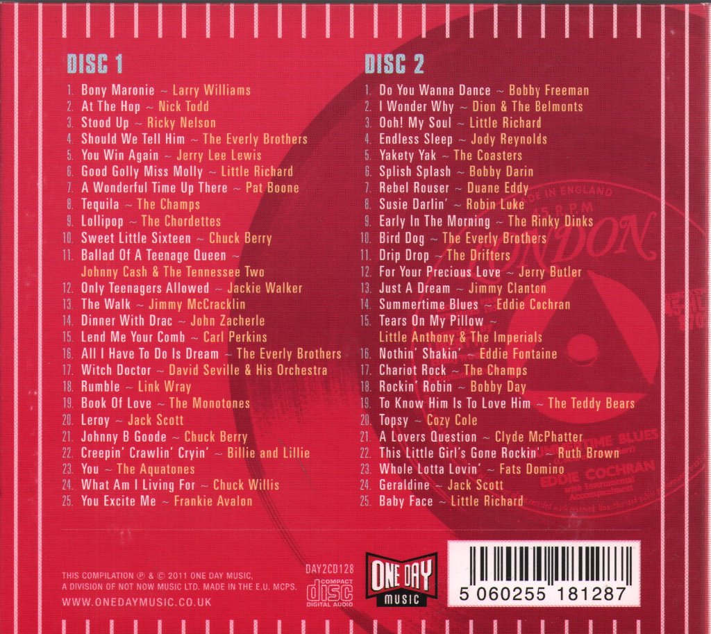 Various Artists - London American Story 1958 - Double Cd