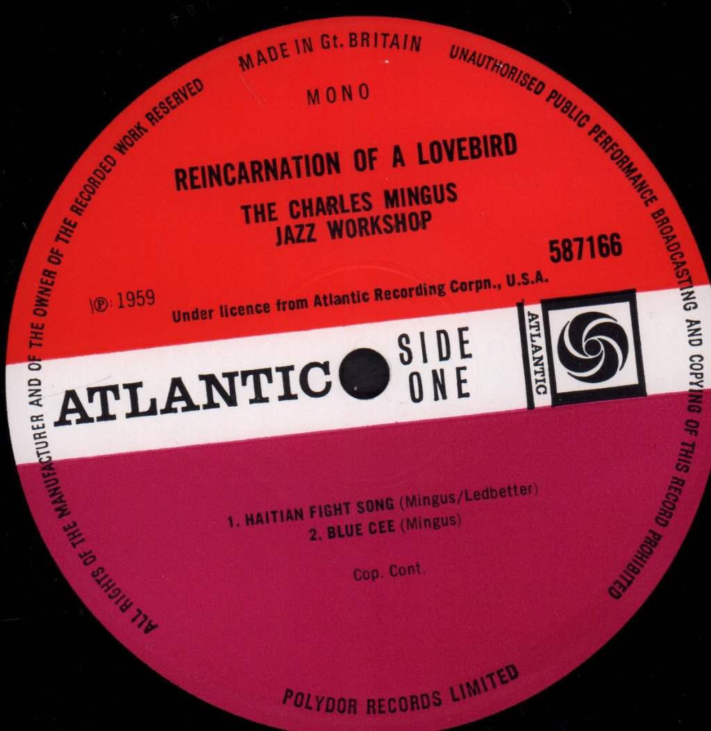Charlie Mingus Jazz Workshop - Reincarnation Of A Lovebird - Lp
