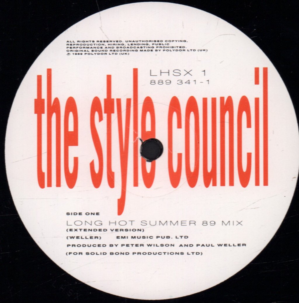 Style Council - Long Hot Summer 89 - 12 Inch
