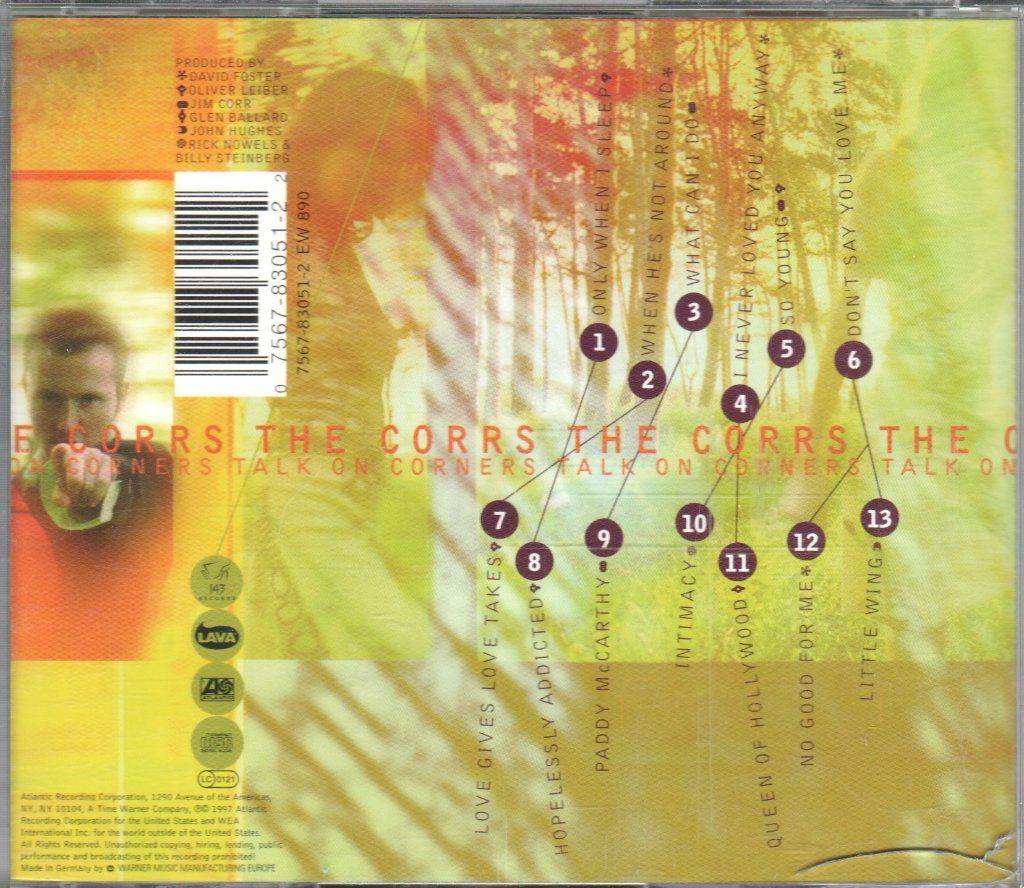 Corrs - Talk On Corners - Cd