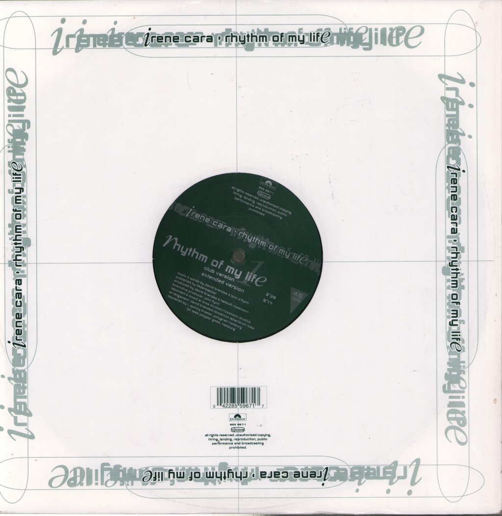 Irene Cara - Rhythm Of My Life - 12 Inch