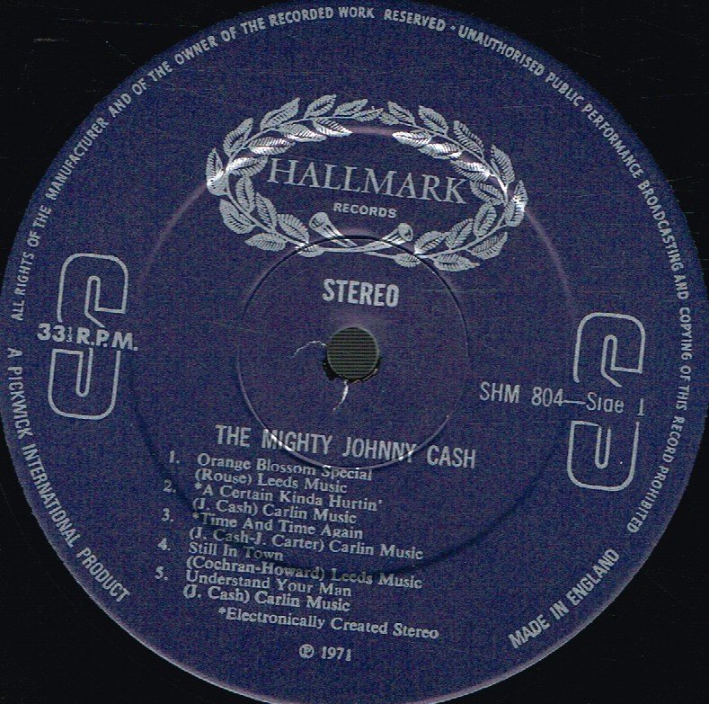 Johnny Cash - Mighty Johnny Cash - Lp