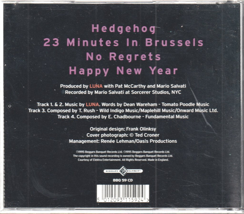 Luna - Hedgehog / 23 Minutes In Brussels - Cd