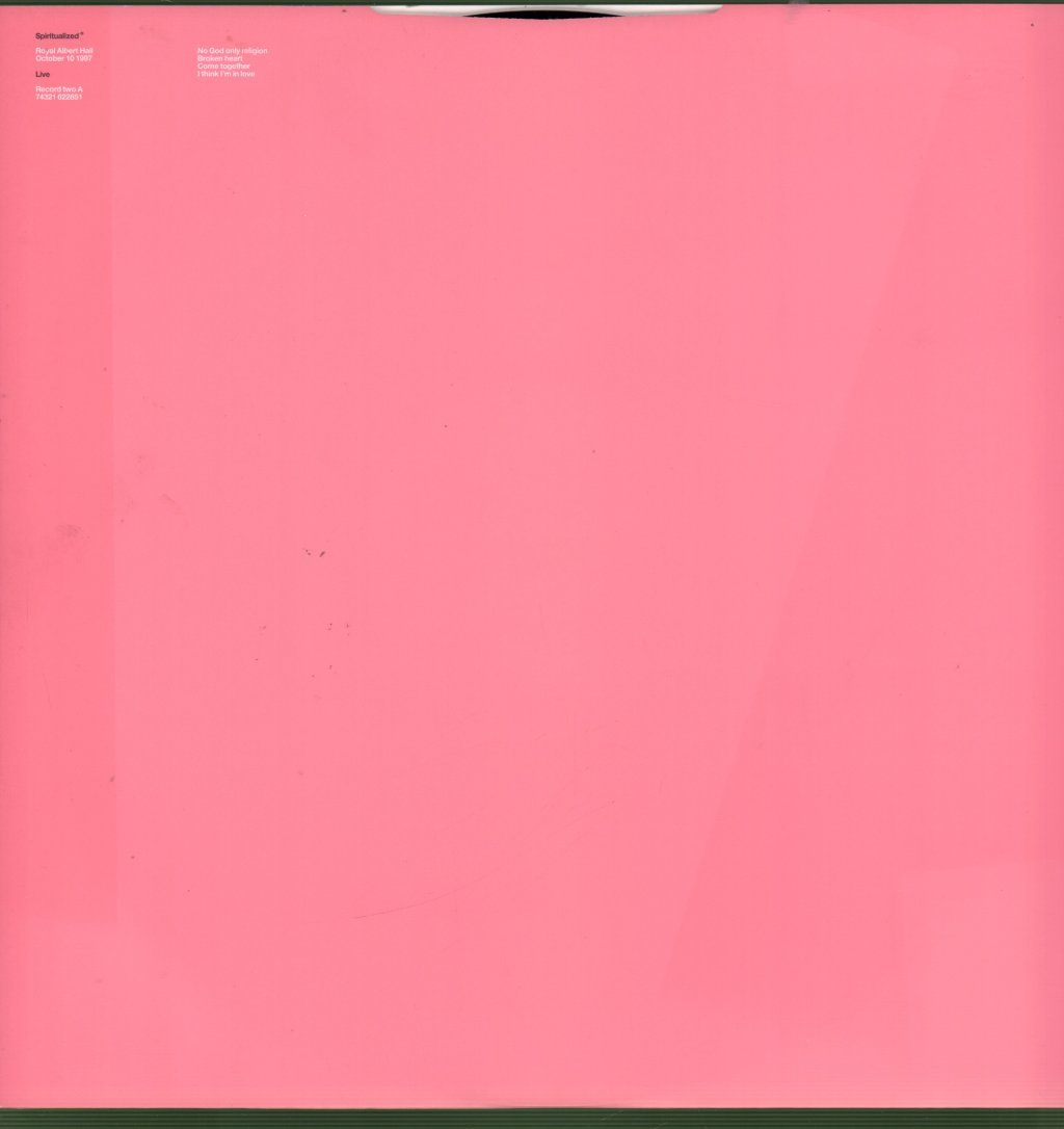Spiritualized - Royal Albert Hall, October 10, 1997 Live - Double Lp
