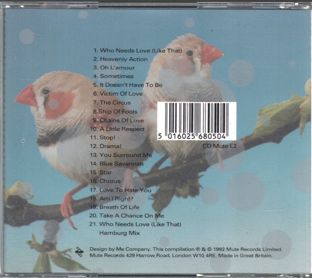 Erasure - Pop! - The First 20 Hits - Cd