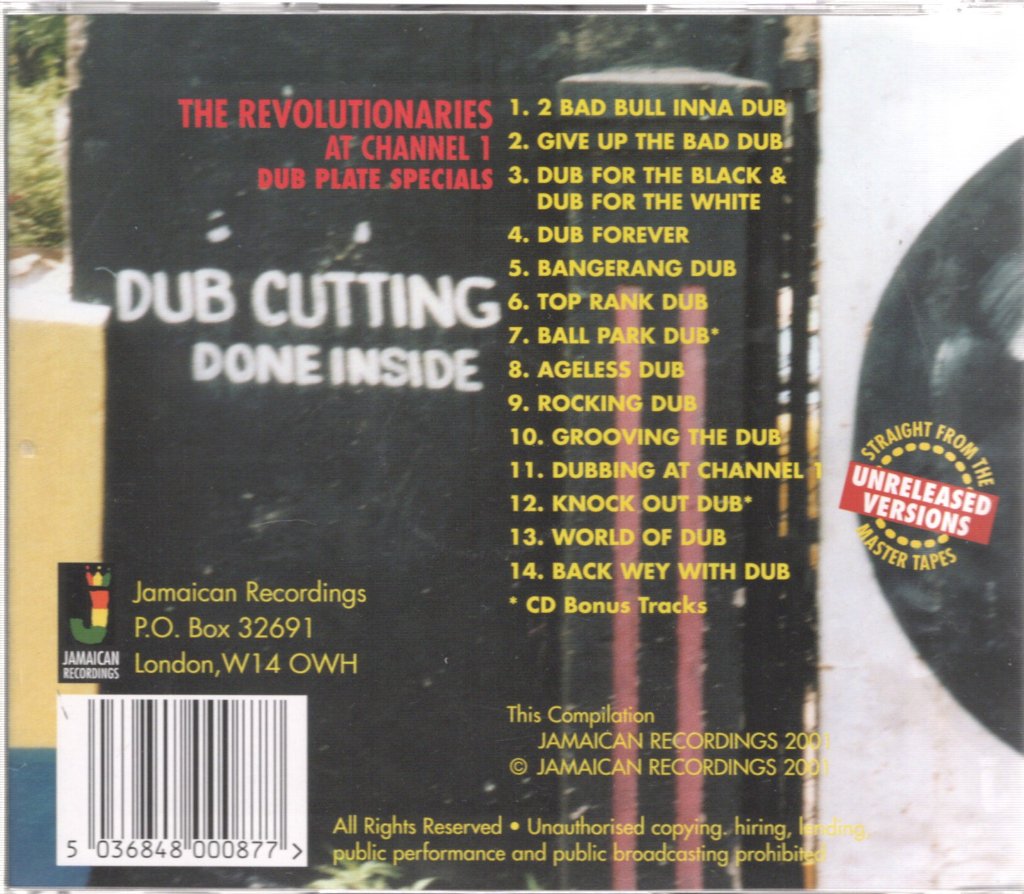 Revolutionares - At Channel 1 Dub Plate Specials - Cd